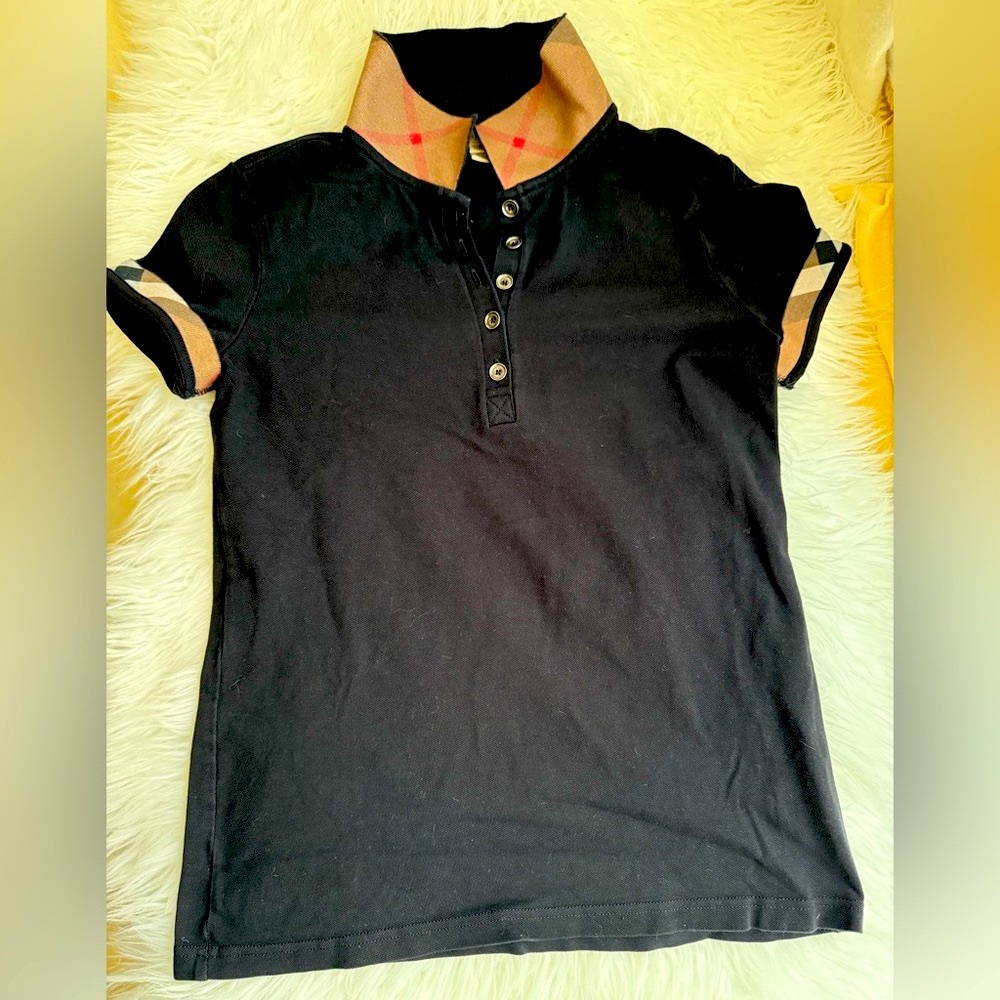 Burberry Brit Black Polo Shirt